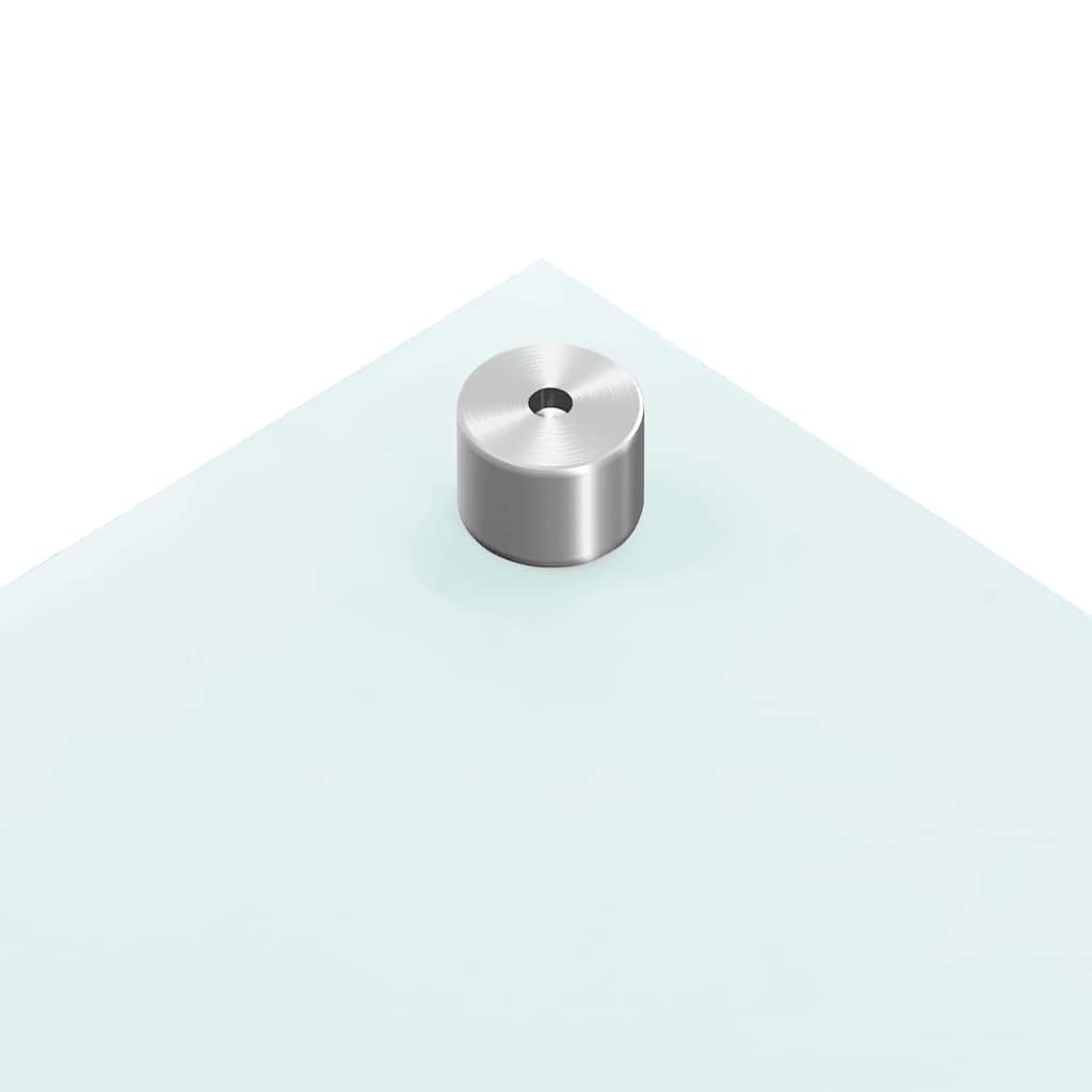 Kitchen Backsplashes 2 pcs White 70x60 cm Tempered Glass